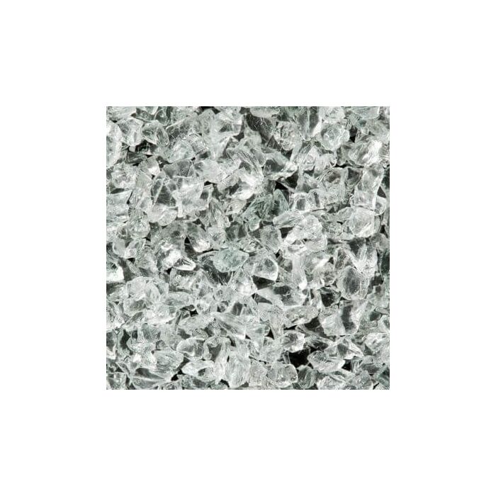 Sandblasting agent glass granulate