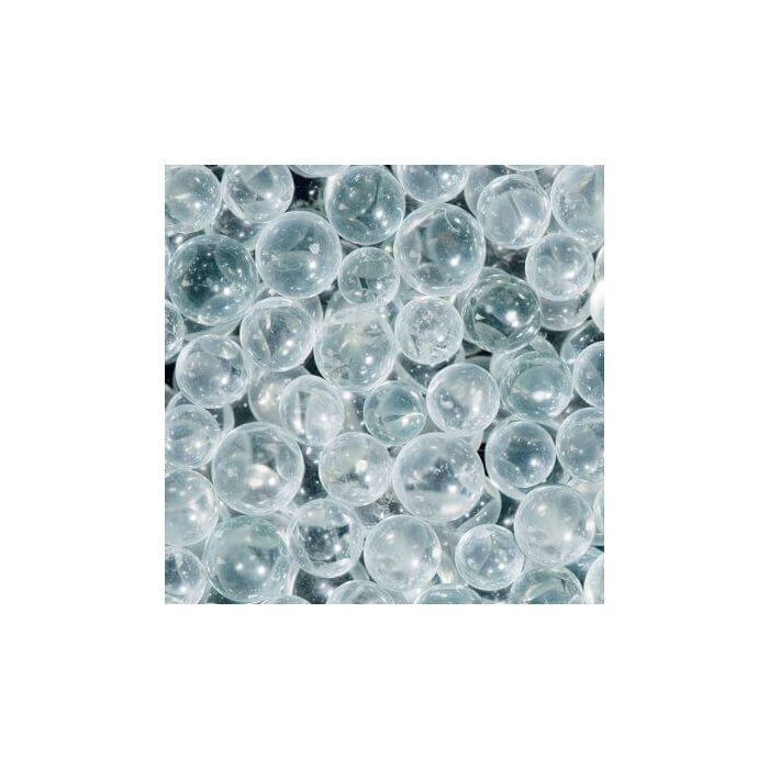 Sandblasting agent fine glass beads