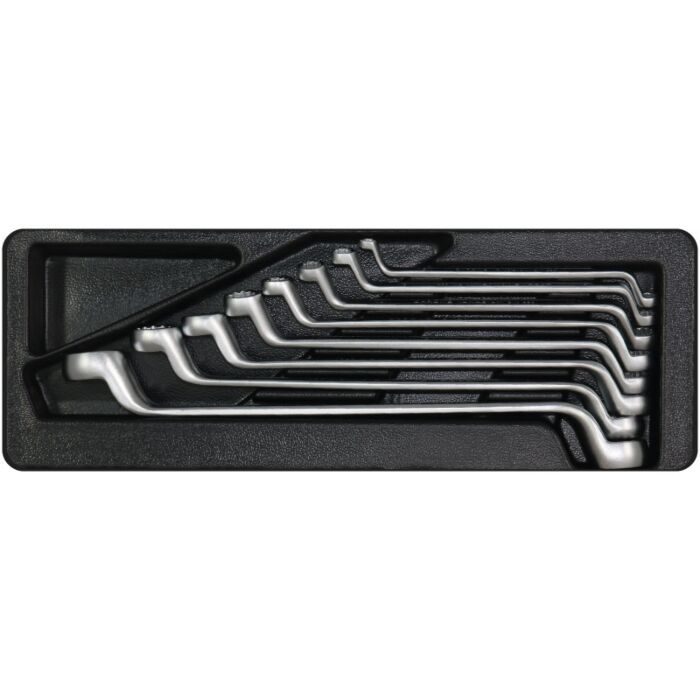 George Tools tool drawer insert 10. Offset ring wrench set - 8 pieces
