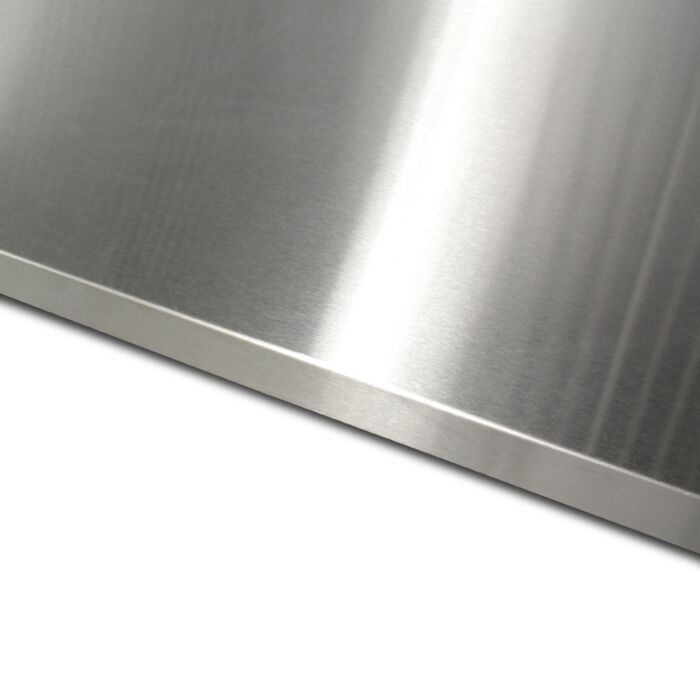 Kraftmeister Standard stainless steel worktop for 1 corner cabinet