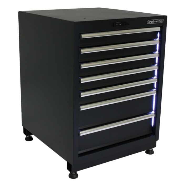Kraftmeister Expert workbench tool cabinet 6 drawers black