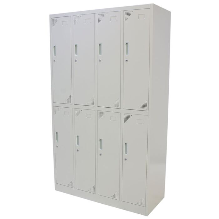 Kraftmeister locker cabinet 8 doors grey