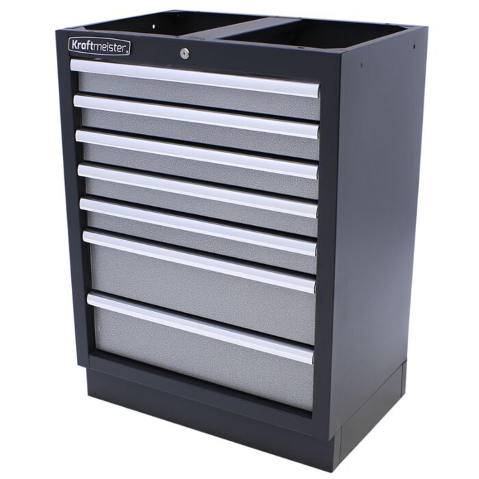 Kraftmeister Standard tool cabinet 7 drawers grey