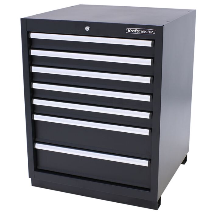 Kraftmeister Pro tool cabinet 7 drawers black