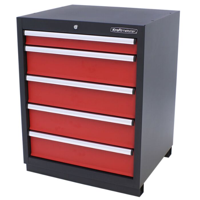 Kraftmeister Premium tool cabinet 5 drawers red