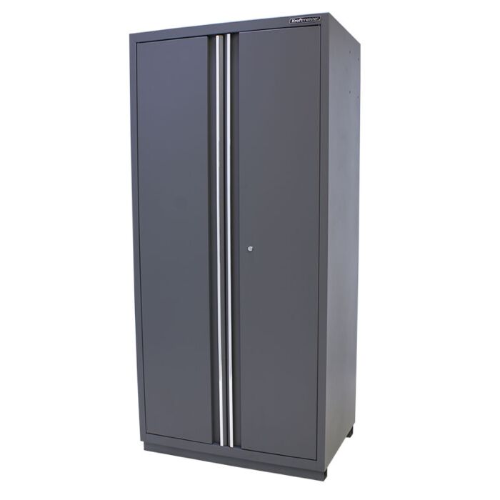 Kraftmeister Premium high cabinet 2 doors grey