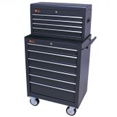 George Tools roller cabinet with tool chest 10 drawers anthracite