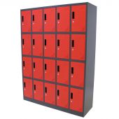 Kraftmeister locker 20 doors red/antracite