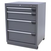 Kraftmeister tool cabinet with 4 drawers Premium grey