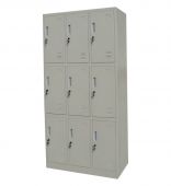 Kraftmeister 9-door locker, light-grey