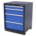 Kraftmeister tool cabinet with 4 drawers Premium blue
