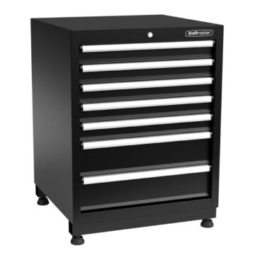 Kraftmeister Pro tool cabinet 7 drawers black