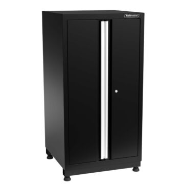 Kraftmeister Pro high cabinet half-height 2 doors black