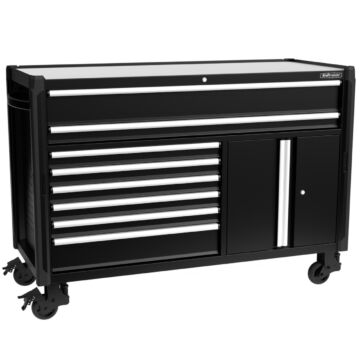Kraftmeister Pro roller cabinet XL 8 drawers black