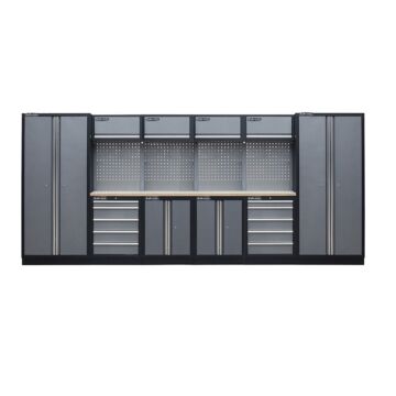 Kraftmeister Standard garage storage system Texas plywood grey