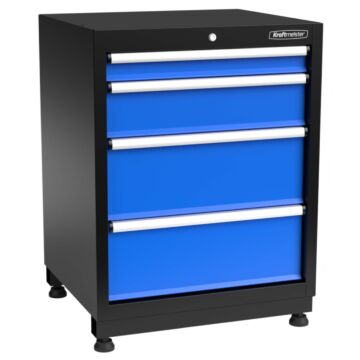 Kraftmeister Premium tool cabinet 4 drawers blue