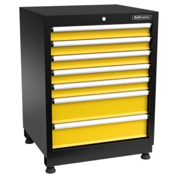 Kraftmeister Premium tool cabinet 7 drawers yellow
