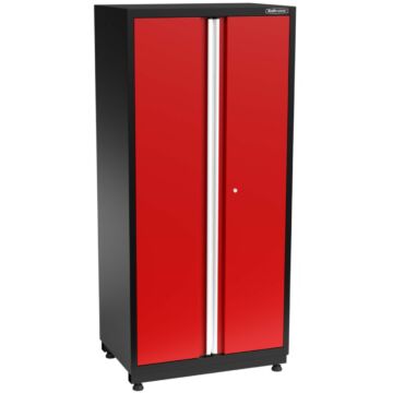 Kraftmeister Premium high cabinet 2 doors red