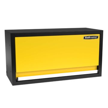 Kraftmeister Premium wall cabinet with LED yellow