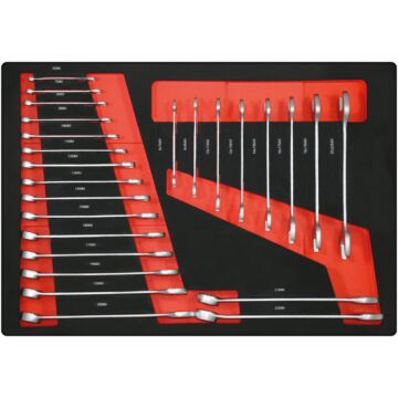 Tool drawer insert 3. Combination and wrench set - 25 pieces