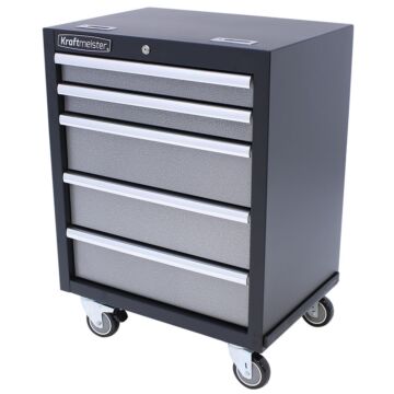 Kraftmeister Standard roller cabinet 5 drawers gray